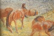 Franz Marc Grazing Horses I